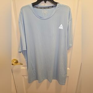 Reebok Men's Light Blue Short Sleeve Tee 2XL